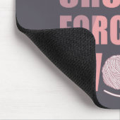 クロスケータギフトおもしろいクロシェ引用文 マウスパッド (コーナー)