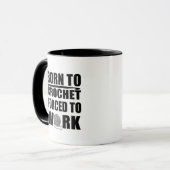 クロスケータギフトおもしろいクロシェ引用文 マグカップ (正面左)