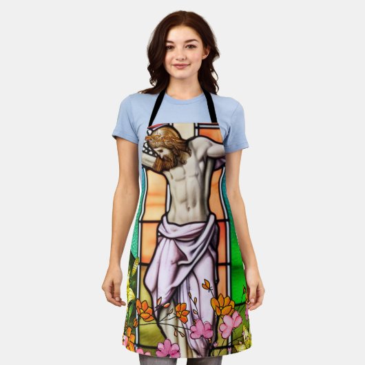 クロスコレクション エプロン (着用した状態)