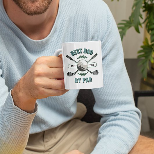 クロスゴルフクラブ&ゴルフボ最高のールパパバイパー コーヒーマグカップ