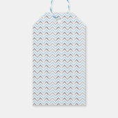 クロスサンキューギフトラベルブルー&シルバー ギフトタグ (裏面)