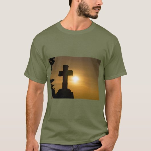 クロスサンセットシルエットティー Tシャツ (正面)