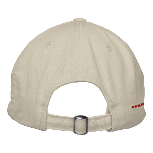 クロスサーバカスタムーズ動揺して野球帽 刺繍入りキャップ (裏面)