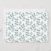 クロスシンプル離れホリー・コミュニオンフォトとの 招待状 (裏面)