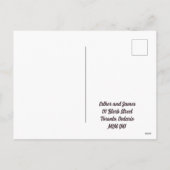 クロスステッチの花 シーズンポストカード (裏面)