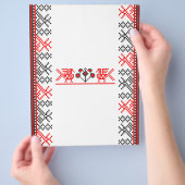 クロスステッチの鳥 チラシ (手)