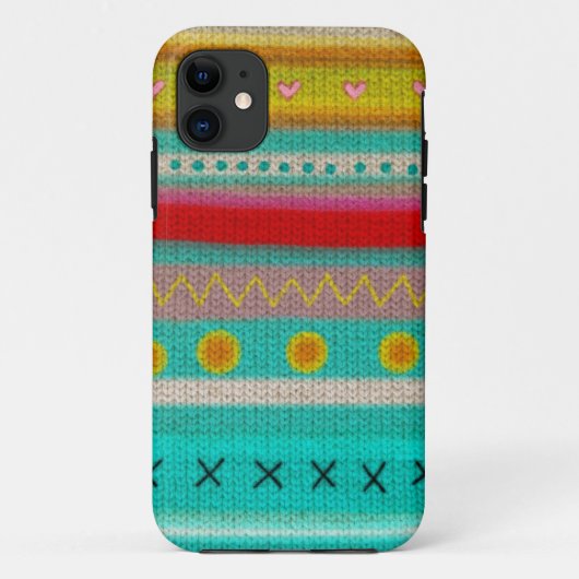 クロスステッチのiphoneケース Case-Mate iPhoneケース (裏面)