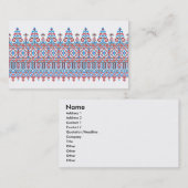 クロスステッチデザイン 名刺 (正面/裏面)