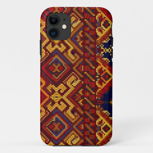 クロスステッチパターン iPhone 5 IDケース Case-Mate iPhoneケース (裏面)