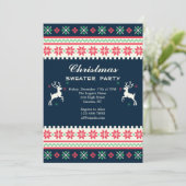 クロスステッチホリデー招待状 招待状 (スタンド正面)
