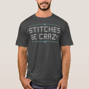 クロスステッチャークラブユーモアスティッチ熱狂するベ Tシャツ