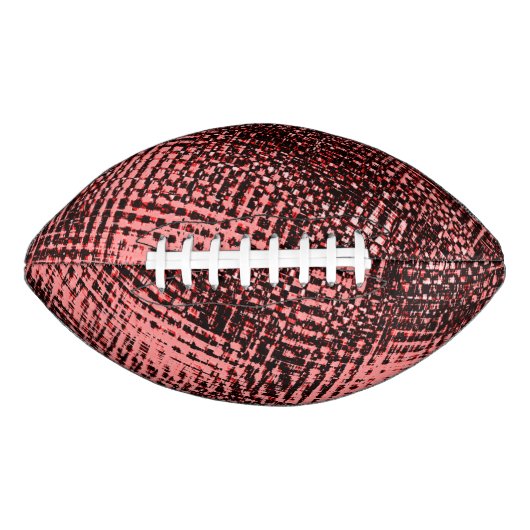 クロスストリークと桃またはサーモンの汚れ アメリカンフットボール (正面)