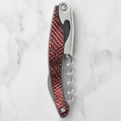 クロスストリークと桃またはサーモンの汚れ ソムリエナイフ (裏面)