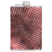 クロスストリークと桃またはサーモンの汚れ フラスク (正面)