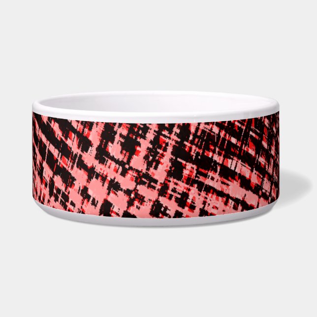 クロスストリークと桃またはサーモンの汚れ ボウル (左)