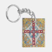 クロススペインのタイル キーホルダー (正面左)