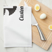 クロスタオルで鳩 キッチンタオル (四つ折り)