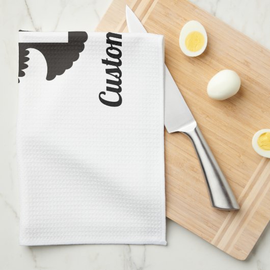 クロスタオルで鳩 キッチンタオル (四つ折り)