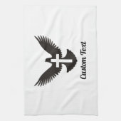 クロスタオルで鳩 キッチンタオル (縦)