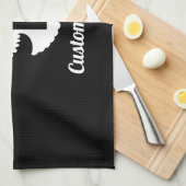 クロスタオルで鳩 キッチンタオル (四つ折り)