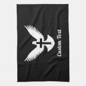 クロスタオルで鳩 キッチンタオル (縦)