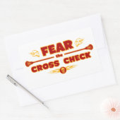 クロスチェック 長方形シール (封筒)