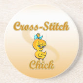 クロステッチクリック コースター (正面)