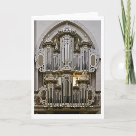クロステルキルシュセントマリアオルガンカード(縦) カード (正面)