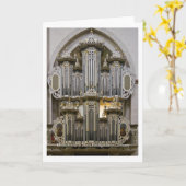 クロステルキルシュセントマリアオルガンカード(縦) カード (黄色い花)