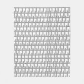 クロスデザインフリースブランケットギフトに最適 フリースブランケット (正面)