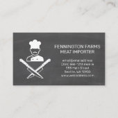 クロストナイフ |黒板の背景 名刺 (正面)