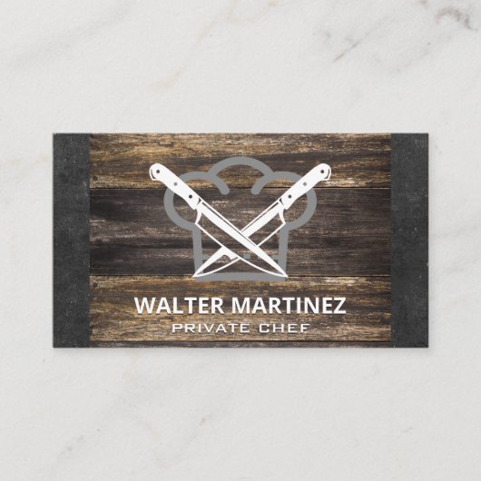 クロストナイフ | Chef Hat 名刺 (正面)
