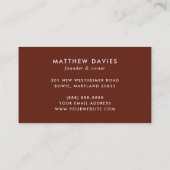 クロストナイブブッチャーミートテクス名刺 名刺 (裏面)