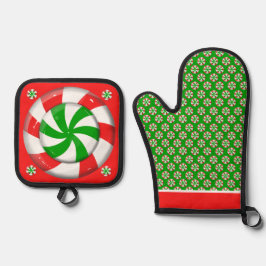 クロストマスキャンディ 鍋つかみ&鍋敷きセット