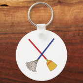 クロストモップ&ほうき キーホルダー (正面)