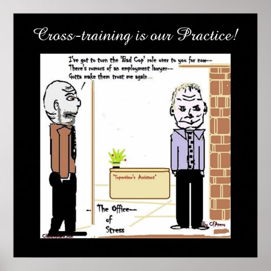 クロストレーニングの仕事! ポスター (正面)