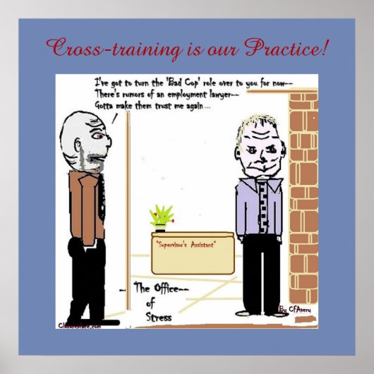 クロストレーニングの仕事！ ポスター (正面)