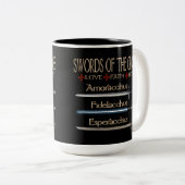 クロスドレスデンのファンの剣 ツートーンマグカップ (正面右)