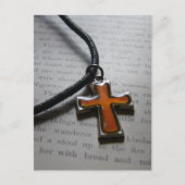 クロスネックレススチルライフ ポストカード (正面)