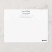 クロスハガキの意味についての思索 ポストカード (裏面)