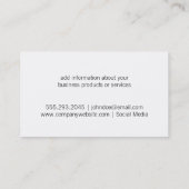 クロスハッチングパターン |赤 名刺 (裏面)