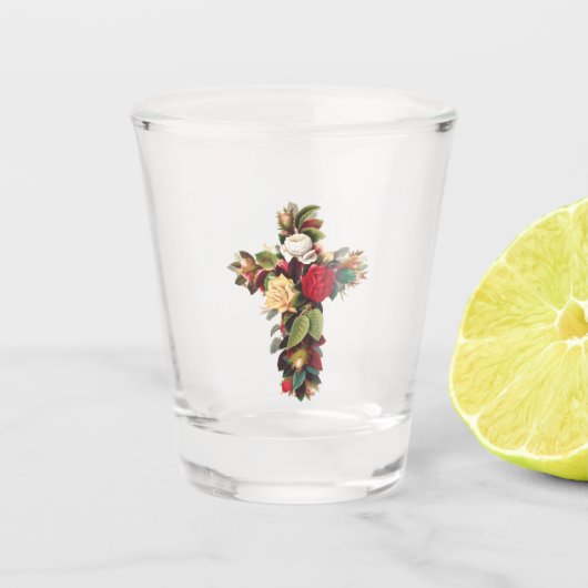 クロスバラ ショットグラス (正面)