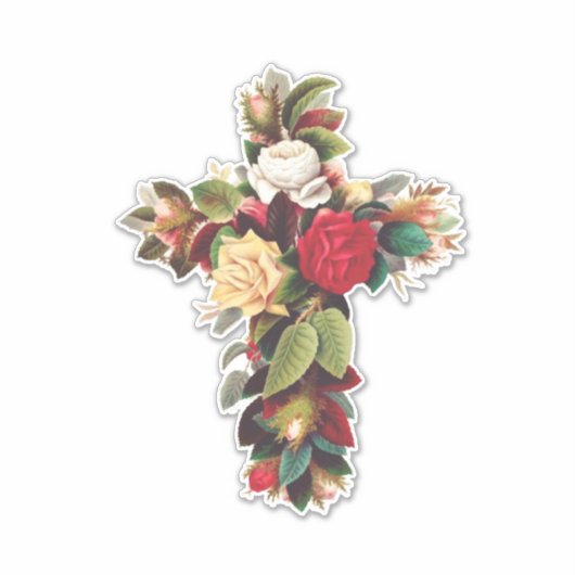 クロスバラ シール (正面)