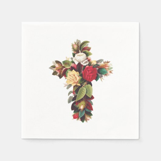 クロスバラ スタンダードカクテルナプキン (正面)