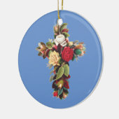 クロスバラ セラミックオーナメント (左)