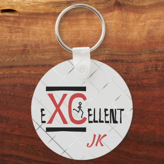 クロスパーソナライズされたカントリーXCeXCartierランナー キーホルダー (正面)