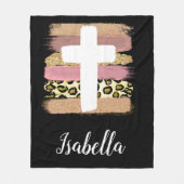 クロスパーソナライズされた フリースブランケット (正面)