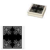 クロスビクトリアンアートスタンプ ラバースタンプ (押印)