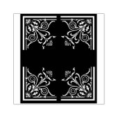 クロスビクトリアンアートスタンプ ラバースタンプ (インプリント)