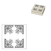 クロスビクトリアンアートスタンプ ラバースタンプ (押印)